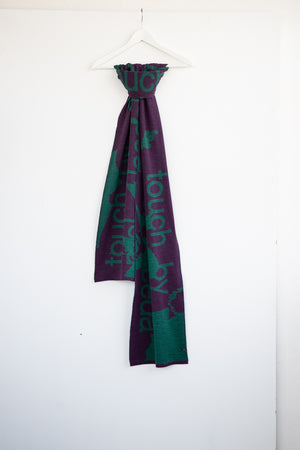 LIMITED VIOLET  SCARF "TOUCH ME"