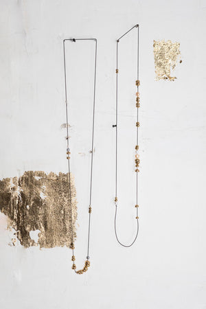 NECKLACE GRANULATION - BRASS