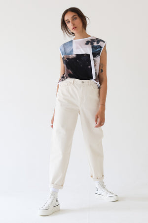 LEEDA x MC DIARY TOP - MIX PRINT