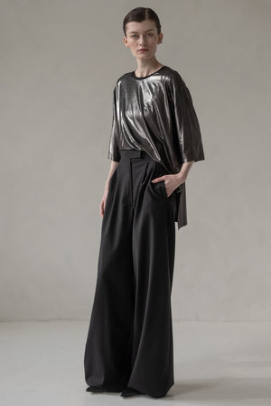 OVERSIZED TOP "STEEL DUST"