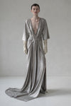 SILK MAXI DRESS WITH BELT