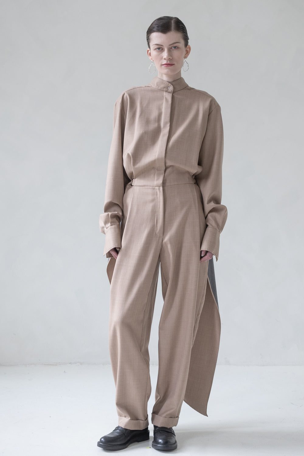 WOOL JUMPSUIT (CAMEL)