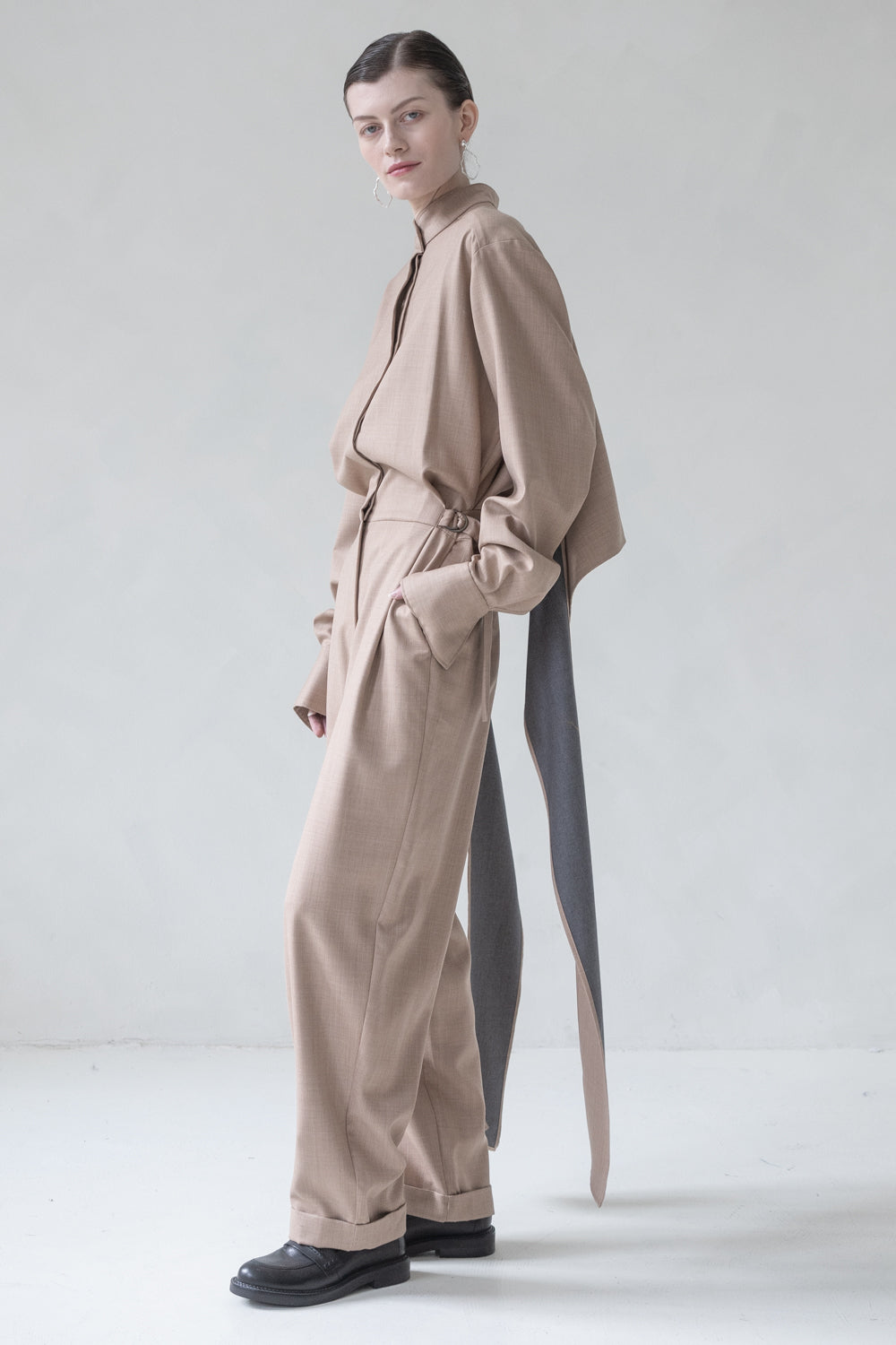 WOOL JUMPSUIT (CAMEL)