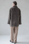 OVERSIZED CASHMERE COAT (TAUPE)