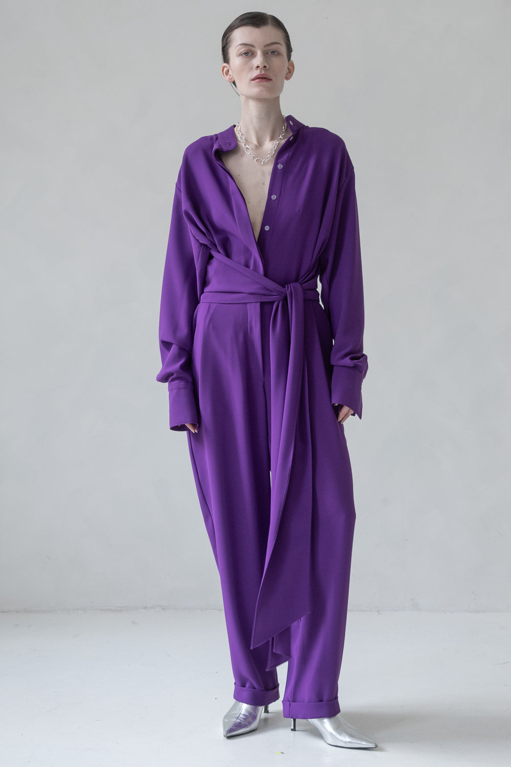 JUMPSUIT LONG SLEEVES (VIOLET)