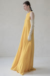 TWIN SET SILK MAXI DRESS (YELLOW)