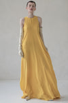 TWIN SET SILK MAXI DRESS (YELLOW)