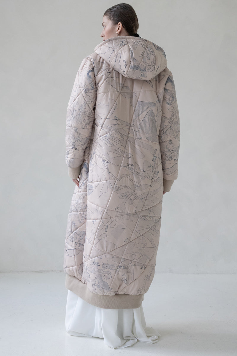 LIMITED EDITION MAXI BOMBER (LIGHT PRINT)