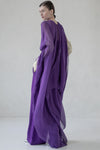 SILK CAPE (VIOLET, BLACK, RED)