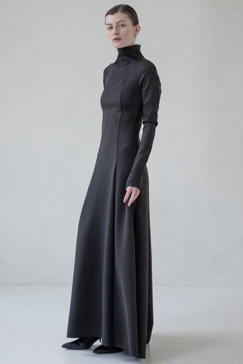 MAXI  DRESS  "LEIA" (BLACK)