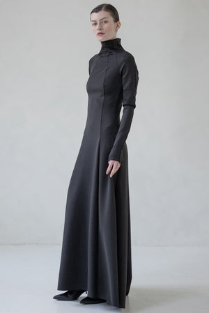 MAXI  DRESS  "LEIA" (BLACK)