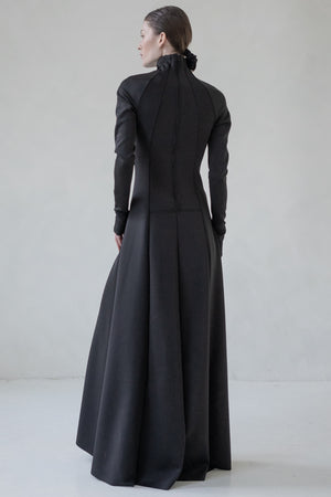 MAXI  DRESS  "LEIA" (BLACK)