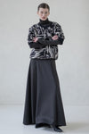 WOOL JUMPER "BLURR" (BLACK)