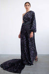 ASYMMETRIC SEQUIN GOWN - RENTAL