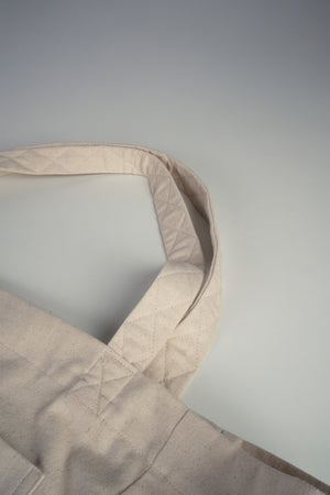 COTTON BAG - MAXI - BEIGE - LOGO