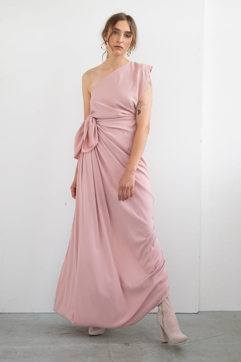 ASYMMETRIC VARIABLE GOWN - RENTAL