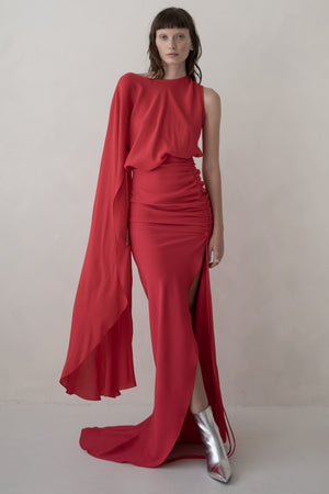 TOP AND SKIRT ODETA MAXI (RED)
