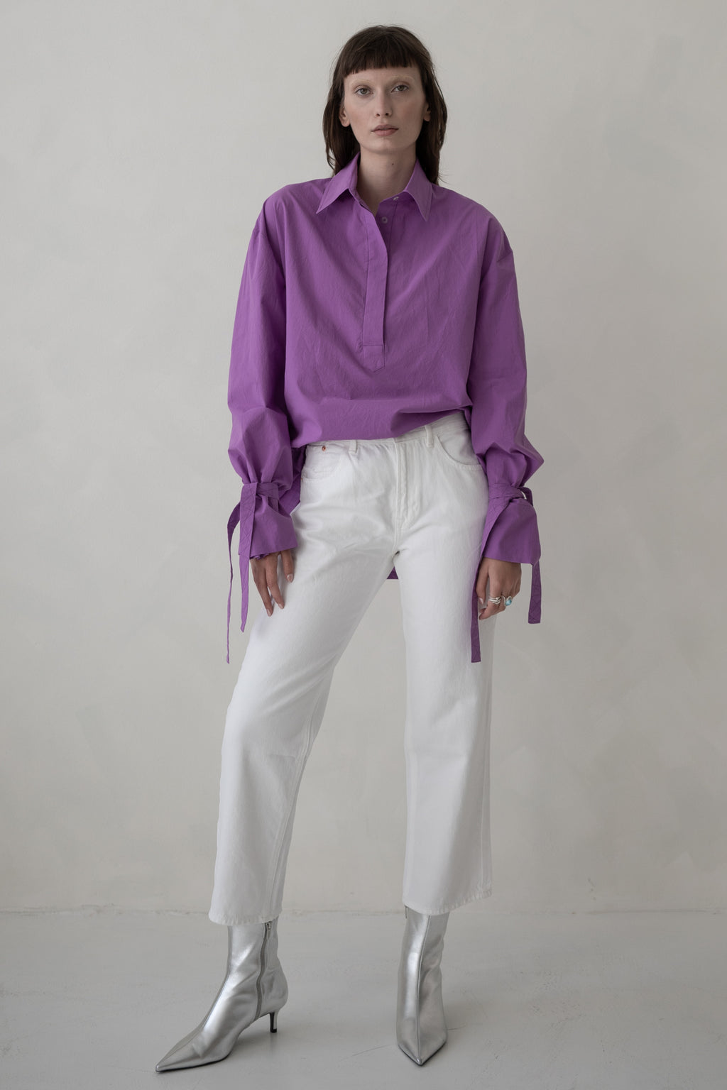 OVERSIZED SHIRT - LILAC