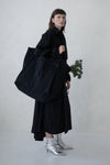 COTTON BAG - MAXI - BLACK, LOGO