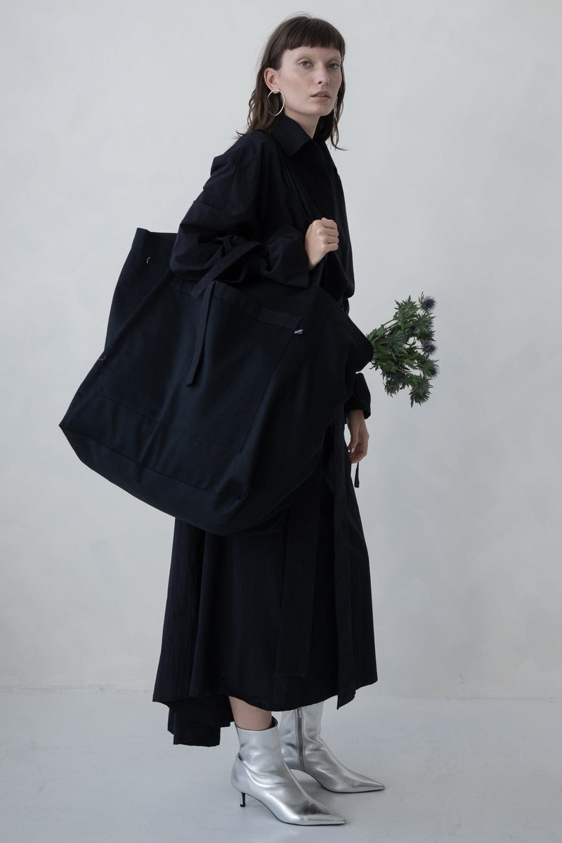 COTTON BAG - MAXI - BLACK