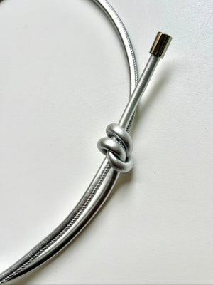 BELT - BLACK, SILVER