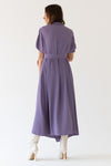 SIMPLE WRAP DRESS - VIOLET