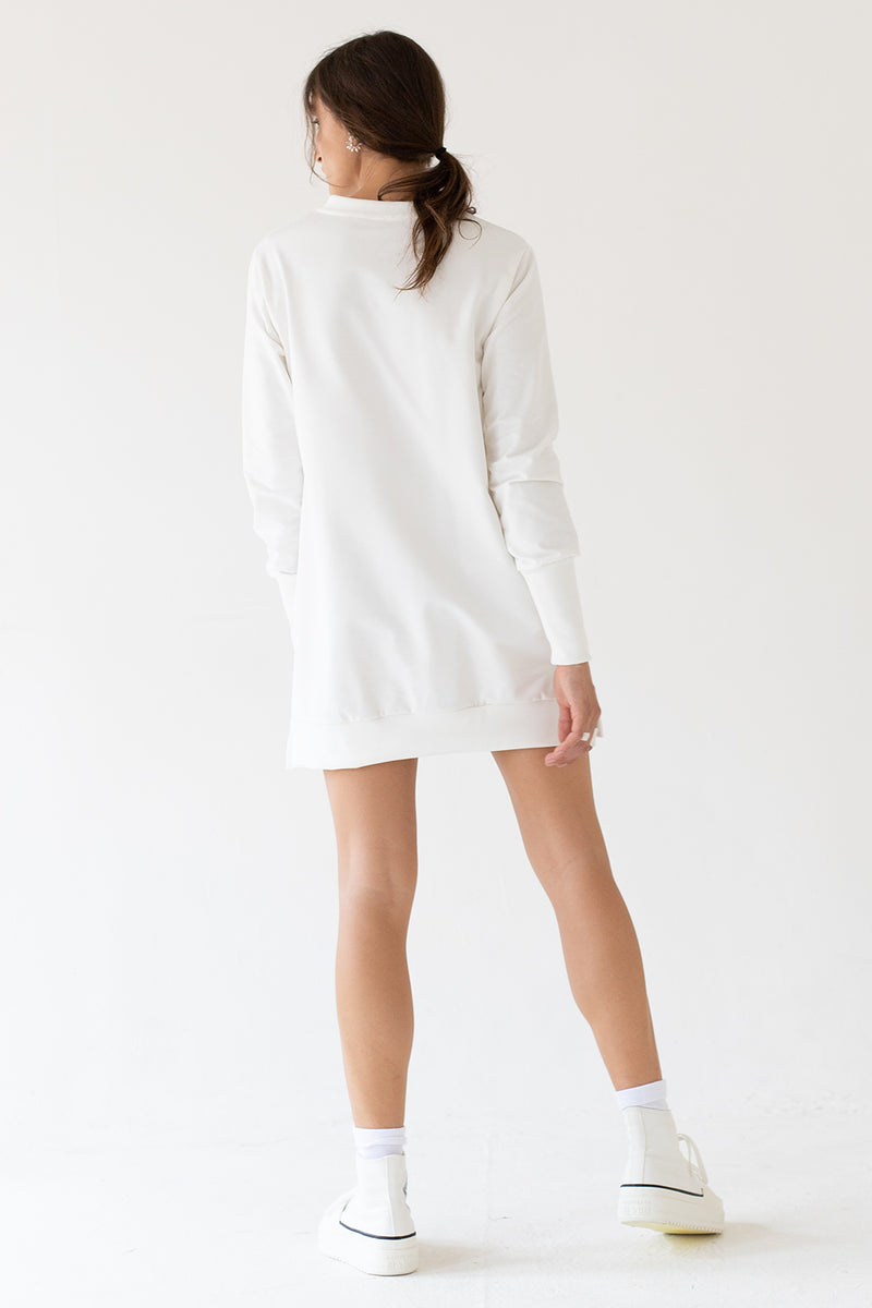 LEEDA X MC DIARY BASIC SWEATSHIRT WITH EMBROIDERY