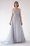 ASYMMETRIC SILK GOWN - RENTAL