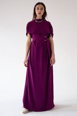 DRESS ESTER - PURPLE - RENTAL