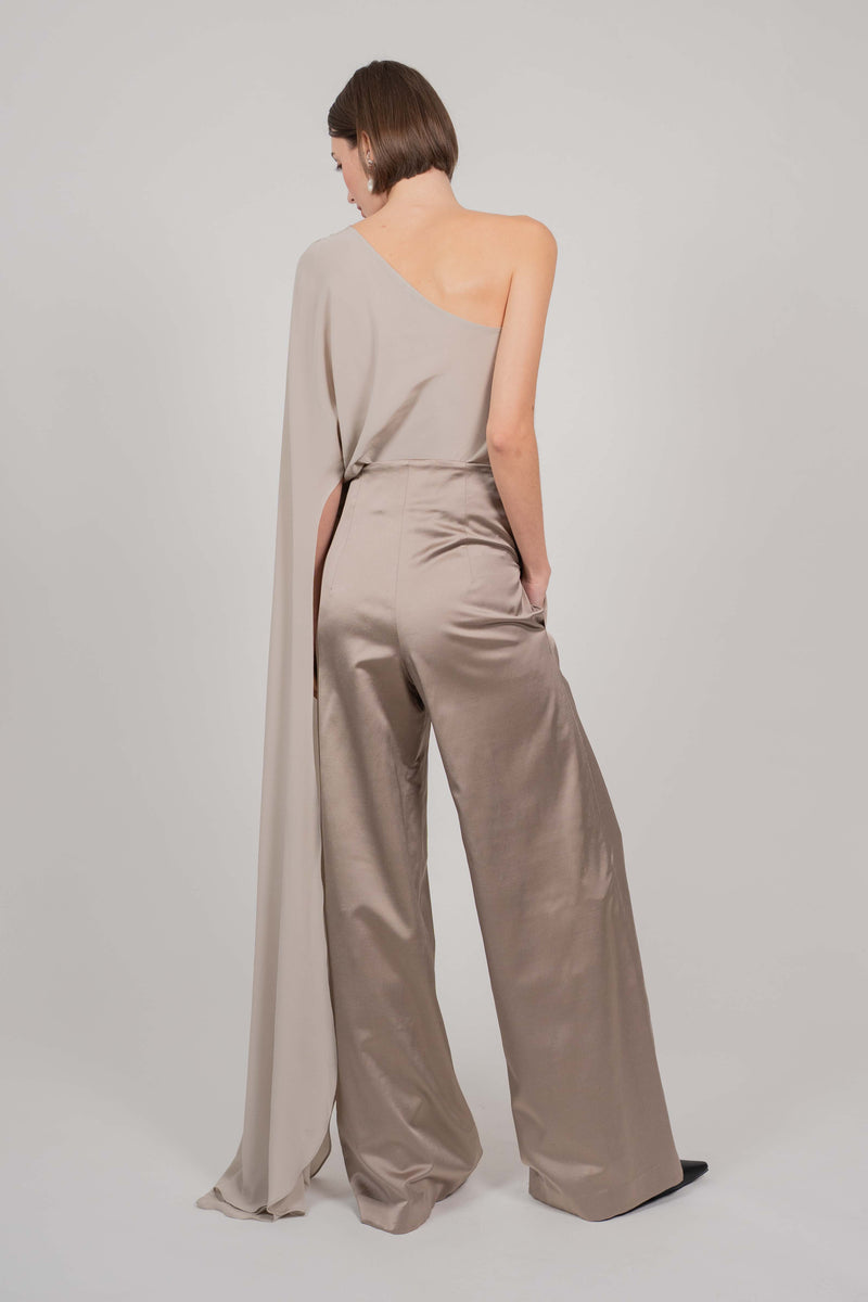 HIGH WAIST TROUSERS (BEIGE)
