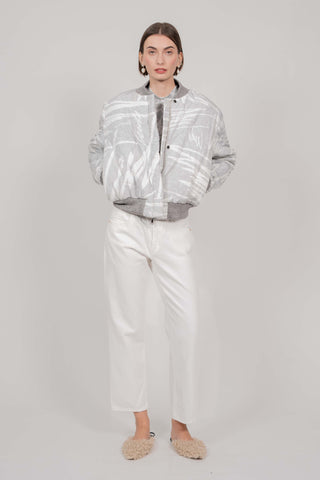 MAXI BOMBER DARK PRINT