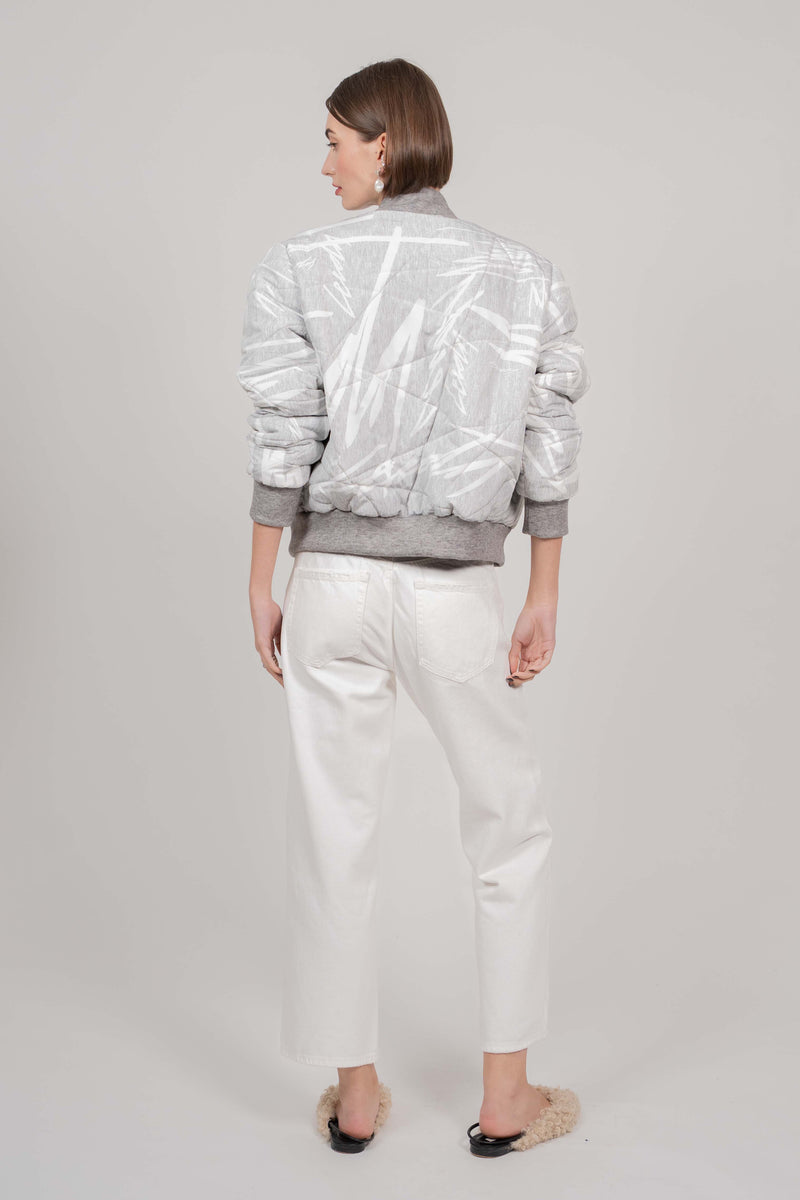 LIMITED EDITION BOMBER (GREY PRINT)