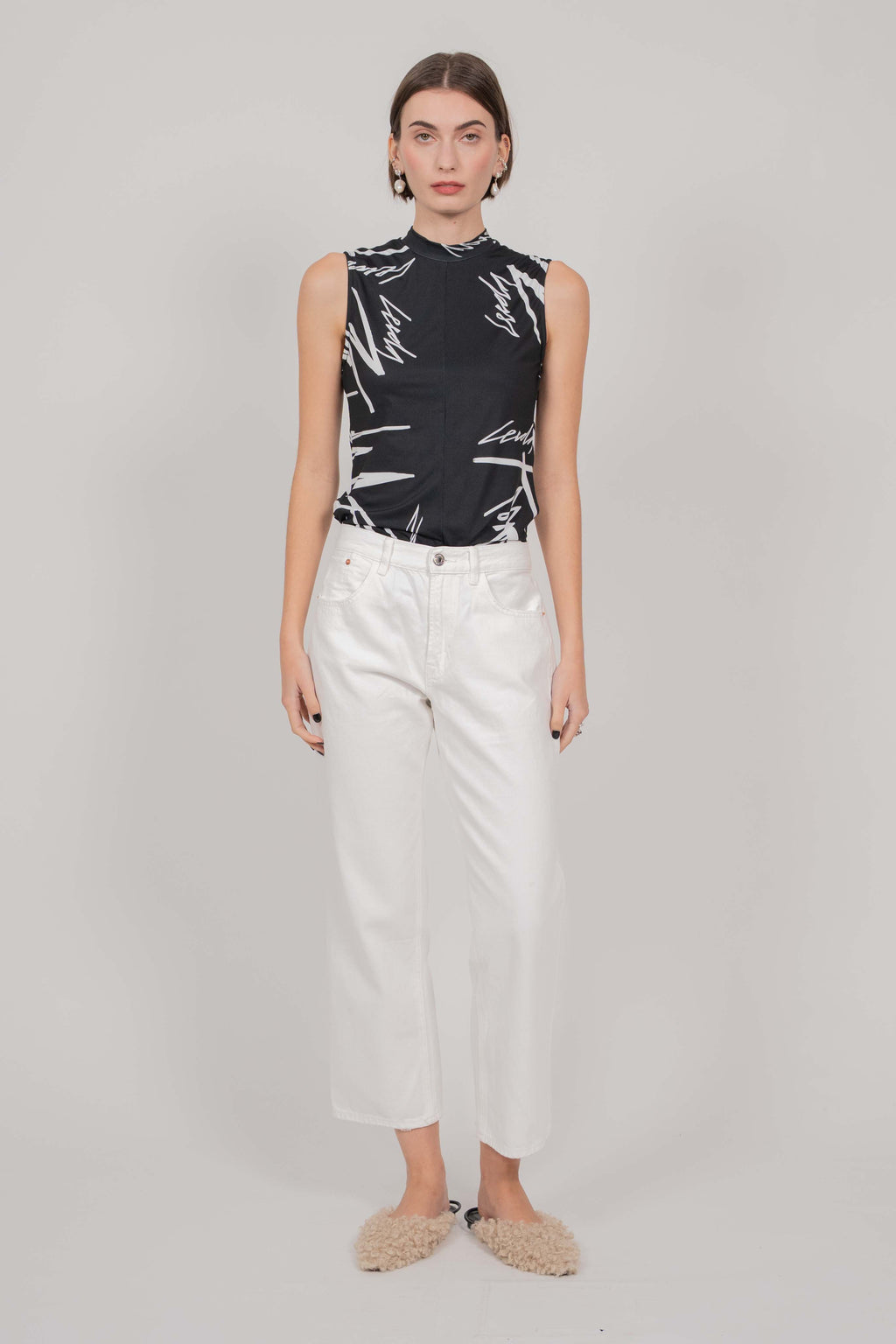 TANK TOP CONTRAST PRINT