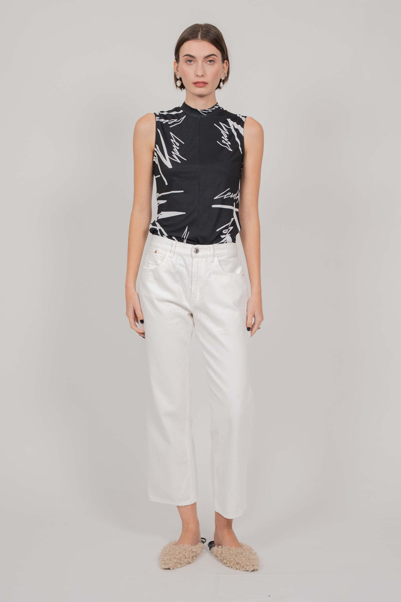 TANK TOP CONTRAST PRINT