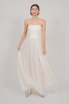 SEMITRANSPARENT DRESS (IVORY)