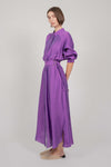 SHIRT DRESS MAXI (PURPLE)