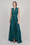 SUMMER ROBE DRESS MAXI (PEACOCK GREEN)