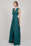 SUMMER ROBE DRESS MAXI (PEACOCK GREEN)