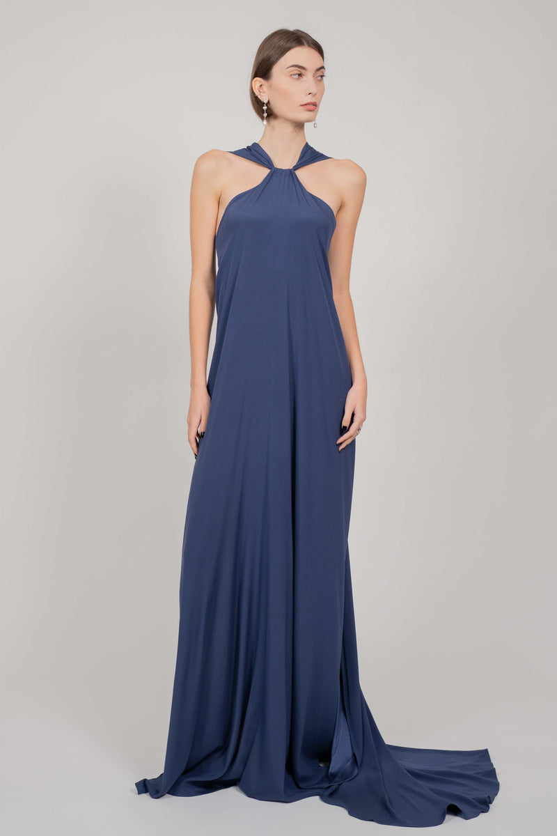 LONG DRESS WITH TRAIN