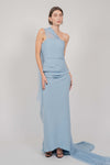 LONG CORSET GOWN (PALE BLUE)
