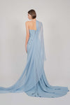 LONG CORSET GOWN (PALE BLUE)