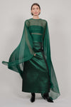 SILK CAPE (GREEN)