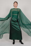 SILK CAPE (GREEN)