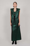 SLEEVELESS BLAZER VEST (GREEN)