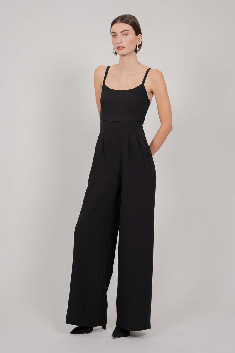 JUMPSUIT & CAPE (BLACK) - RENTAL