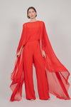 SILK CAPE (RED)