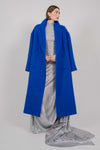 LONG COAT BLURR BLUE