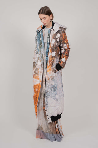 MAXI BOMBER DARK PRINT