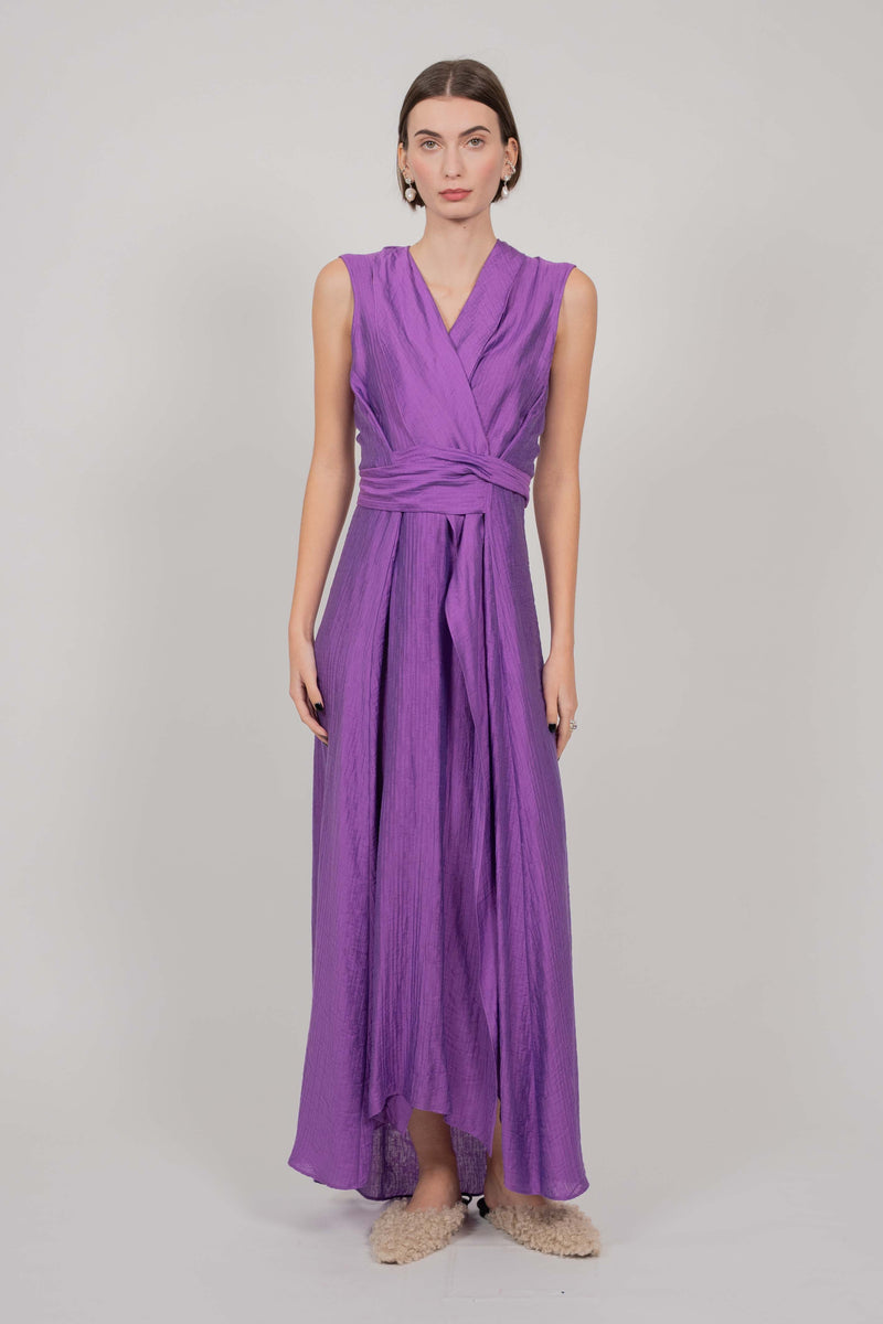 SUMMER DRESS ROBE MAXI (PURPLE)