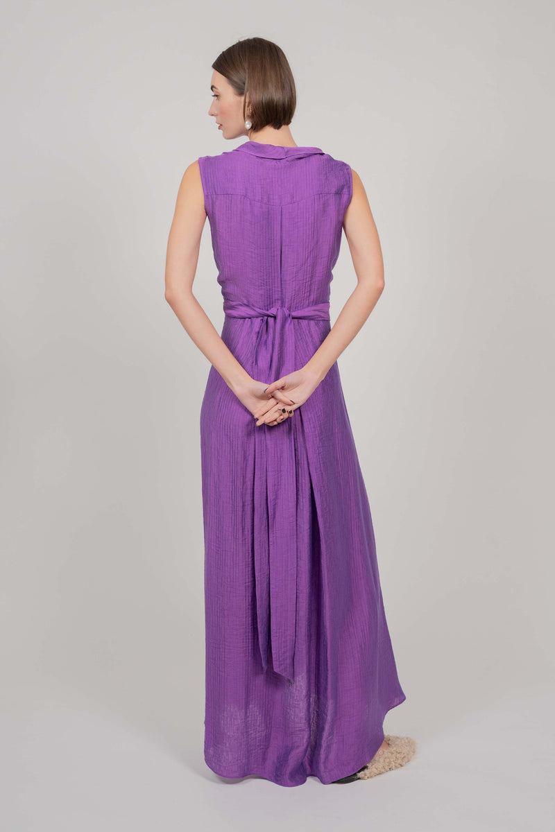 SUMMER DRESS ROBE MAXI (PURPLE)